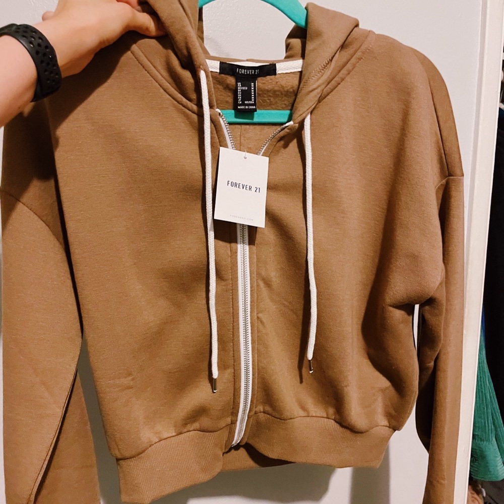 Cropped hoodie